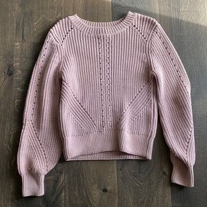 Blush knit sweater